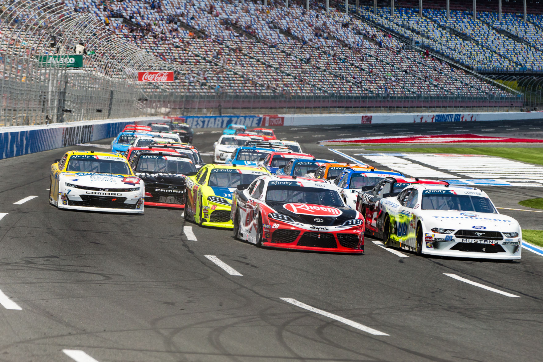 NASCAR's Xfinity Series 38th Annual Alsco 300 action on Saturday at Charlotte Motor Speedway.